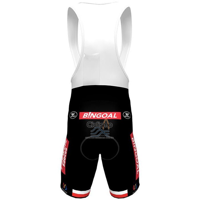 Allonie Bruxelles Ropa Ciclismo Culotte Corto 2021 Hombre Mangas Cortas Blanco